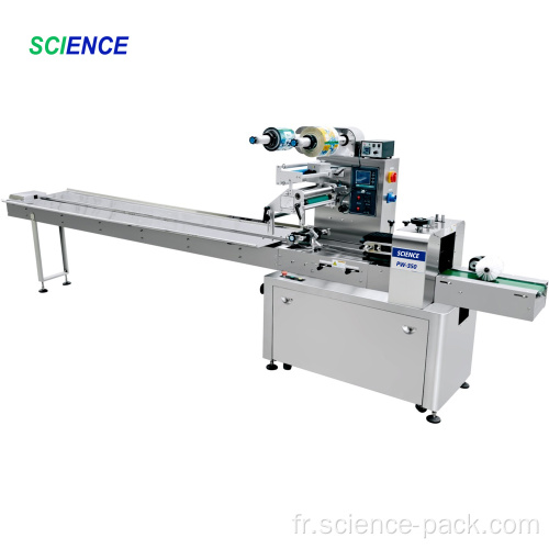 Machine d&#39;emballage horizontale multifonctionnelle pour sacs d&#39;oreiller